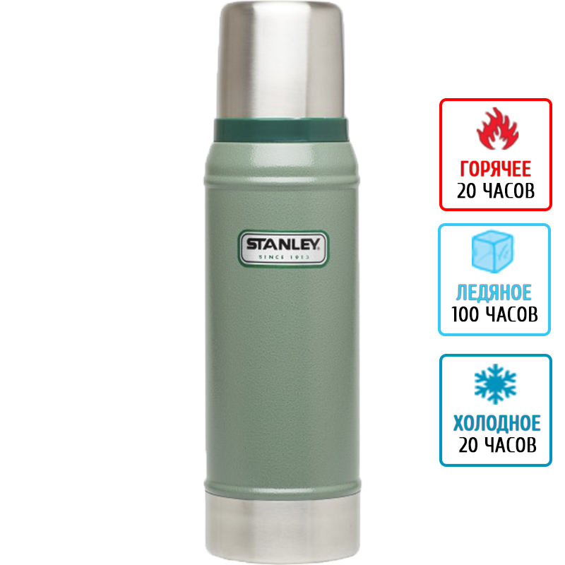 Термос Stanley Legendary Classic (0,75 л), зелений