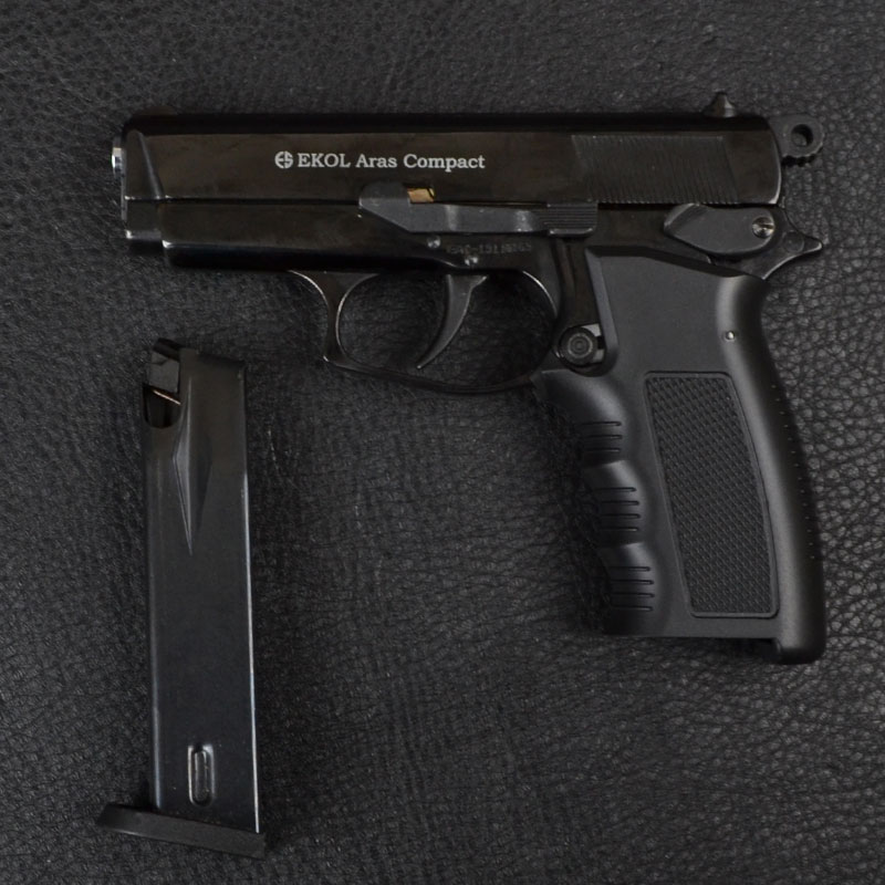 Пістолет сигнальний, стартовий Ekol Aras (9.0мм), чорний