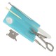 Набор Victorinox Swisscard Nailcare (82х54х4мм, 13 функций), голубой 0.7240.Т21