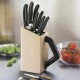 Набор кухонных ножей Victorinox Swissclassic (8 предметов) с подставкой, черный 6.7173.8