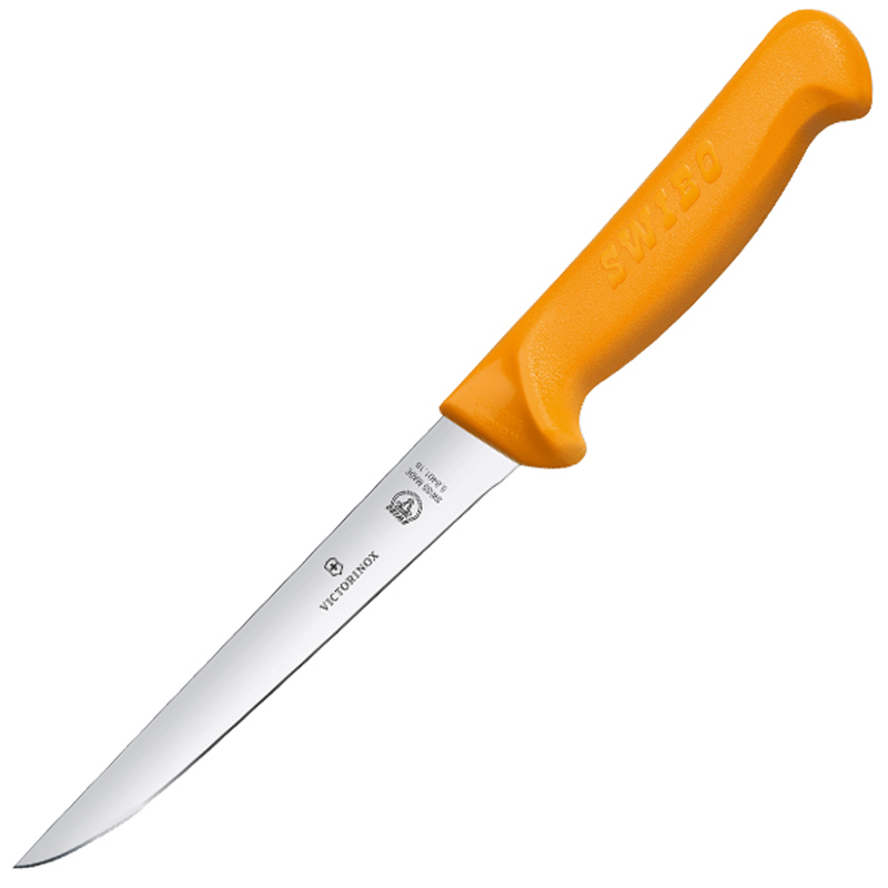 Нож кухонный, бытовой Victorinox Swibo Boning (лезвие 160), желтый 5.8401.16