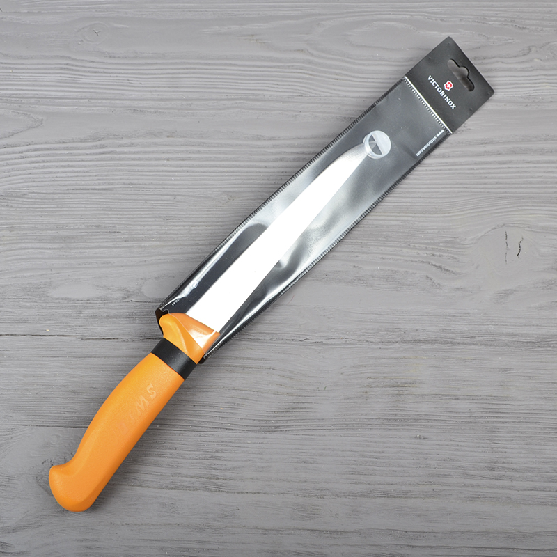 Нож кухонный, бытовой Victorinox Swibo Boning (лезвие: 180мм), желтый 5.8401.18