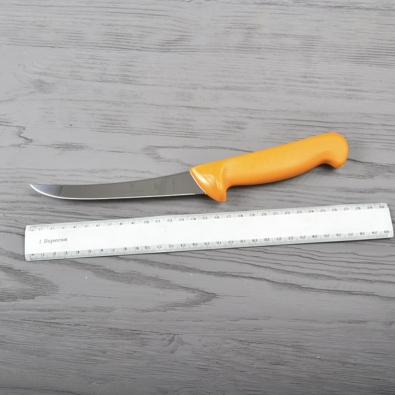 Нож кухонный, бытовой Victorinox Swibo Boning Flex (лезвие: 160мм), желтый 5.8406.16