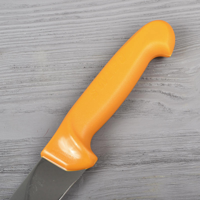 Ніж кухонний, побутовий Victorinox Swibo Butcher Wide (лезо: 180мм), жовтий 5.8421.18