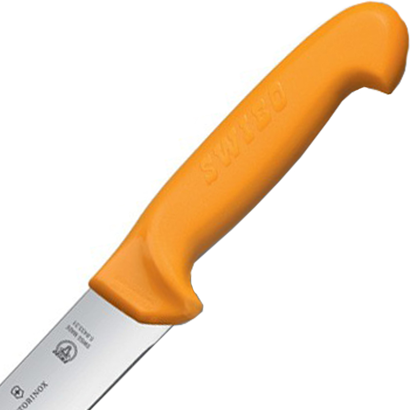Нож кухонный, бытовой Victorinox Swibo Cutlet & Steak (лезвие: 310мм), желтый 5.8433.31