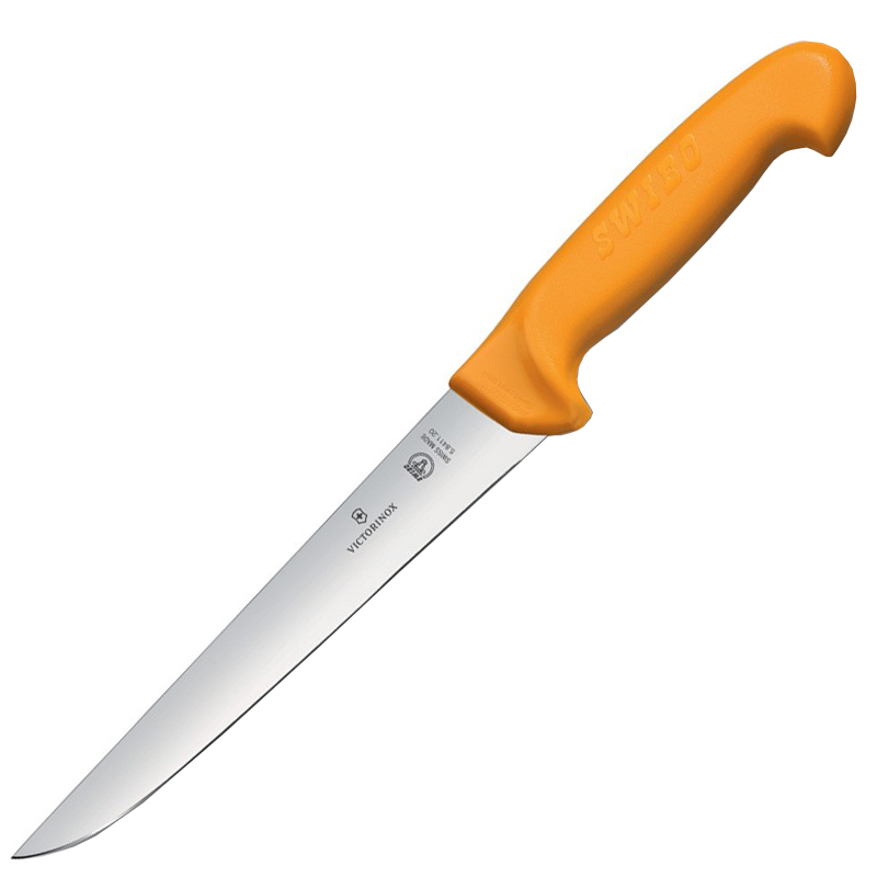 Нож кухонный, бытовой Victorinox Swibo Sticking (лезвие: 200мм), желтый 5.8411.20