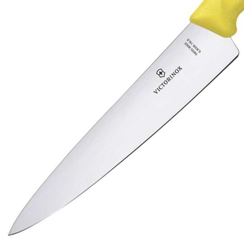 Ніж кухонний, побутовий Victorinox Swissclassic (лезо: 190мм), жовтий, блістер 6.8006.19L8B