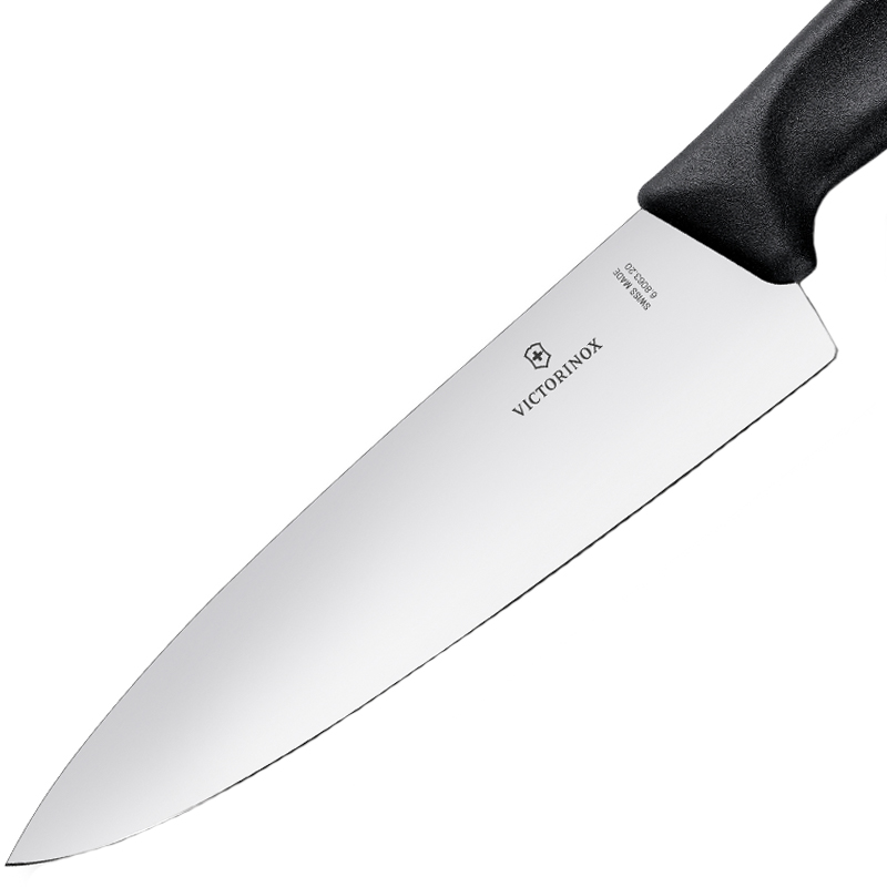 Ніж кухонний, побутовий Victorinox Swissclassic (лезо: 200мм), чорний 6.8063.20