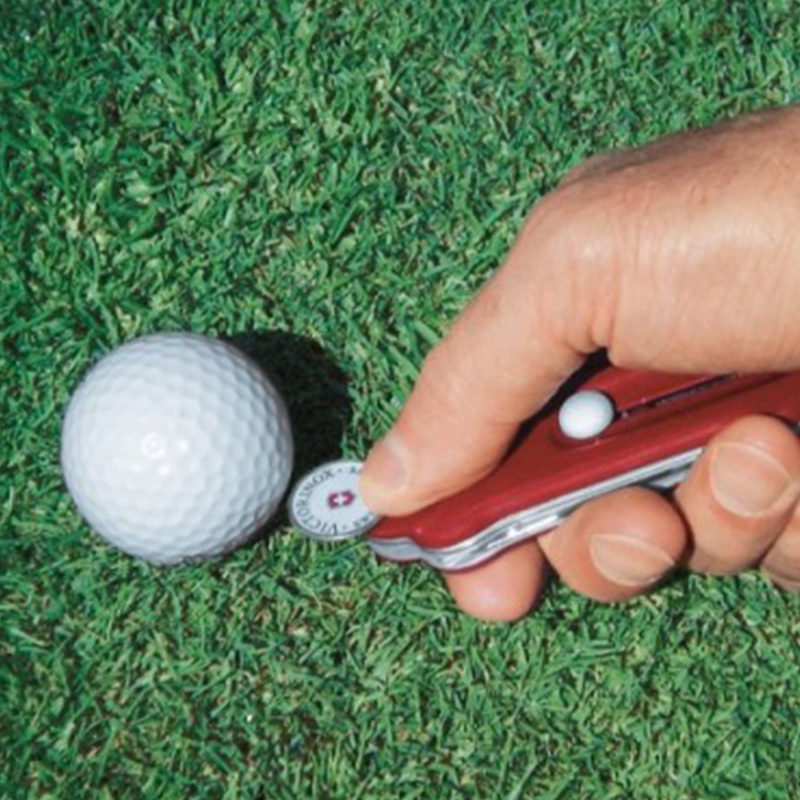 Ніж складаний, мультитул Victorinox Golftool (91мм, 10 функцій), червоний 0.7052.Т