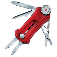 Нож складной, мультитул Victorinox Golftool (91мм, 10 функций), красный 0.7052.Т