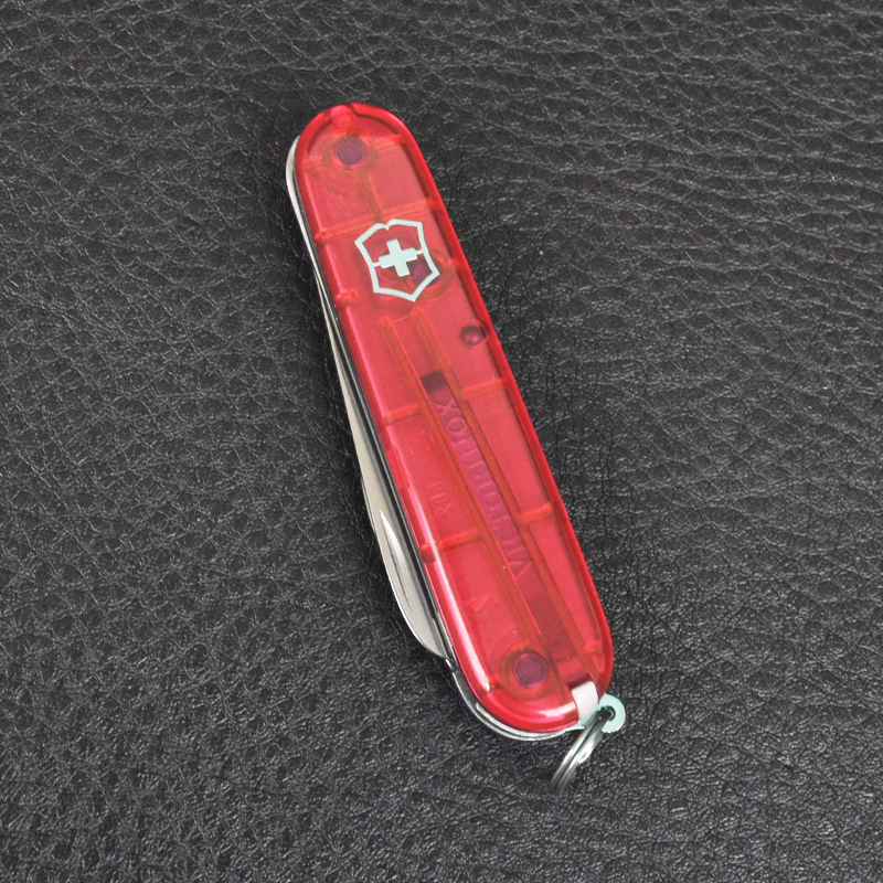 Ніж складаний, мультитул дитячий Victorinox My First (84мм, 9 функцій), червоний 0.2373.Т