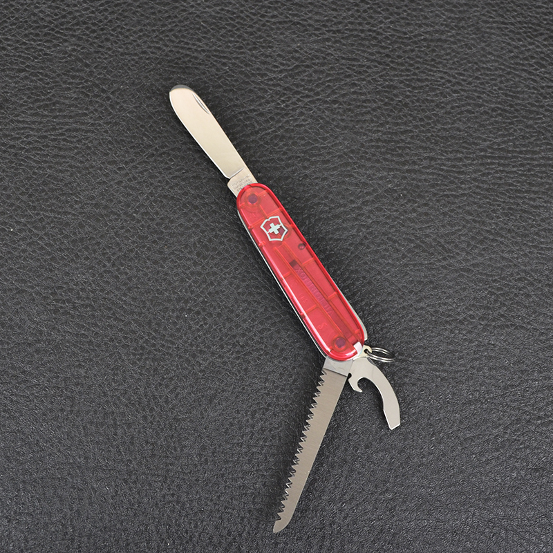 Ніж складаний, мультитул дитячий Victorinox My First (84мм, 9 функцій), червоний 0.2373.Т