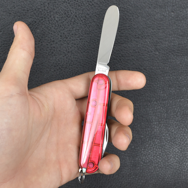 Ніж складаний, мультитул дитячий Victorinox My First (84мм, 9 функцій), червоний 0.2373.Т