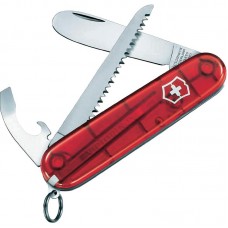 Нож складной, мультитул детский Victorinox My First (84мм, 9 функций), красный 0.2373.Т