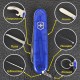 Ніж складаний, мультитул дитячий Victorinox My First (84мм, 9 функцій), синій 0.2373.Т2