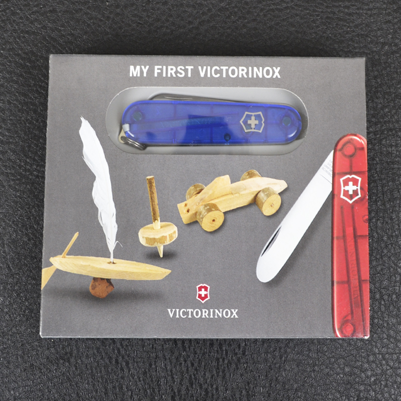 Ніж складаний, мультитул дитячий Victorinox My First (84мм, 9 функцій), синій 0.2373.Т2