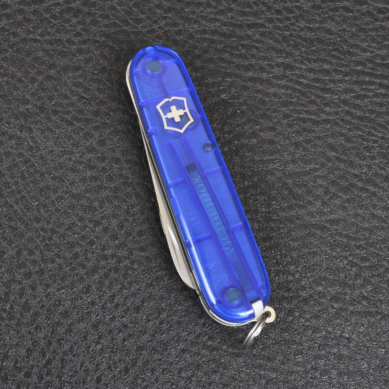 Ніж складаний, мультитул дитячий Victorinox My First (84мм, 9 функцій), синій 0.2373.Т2