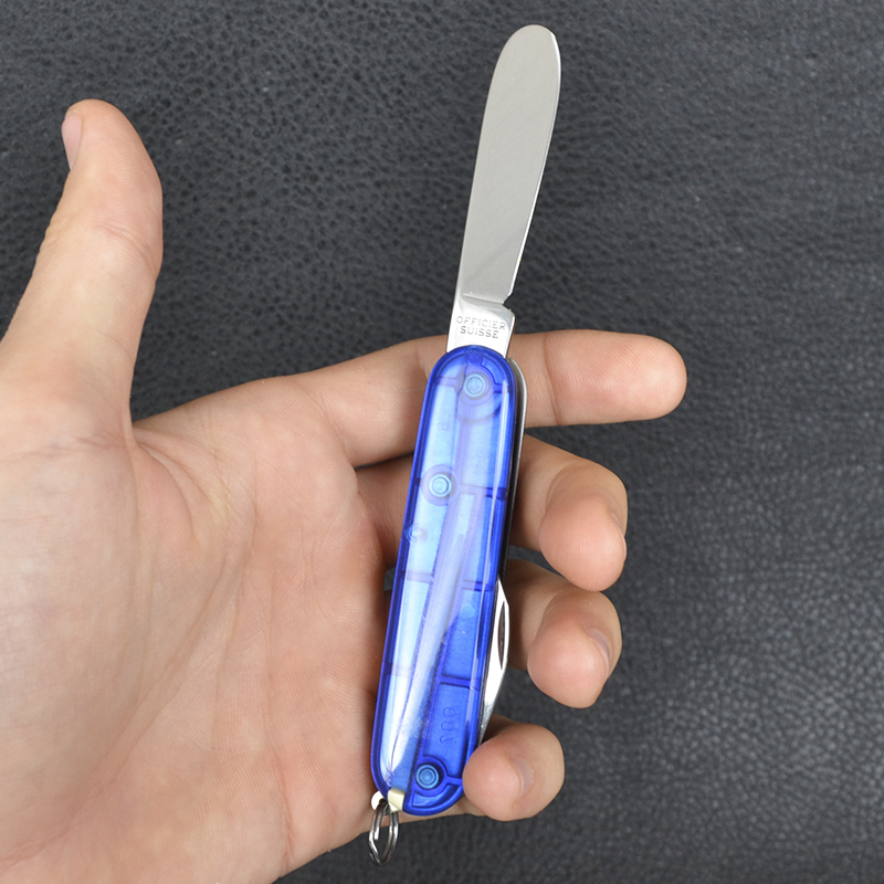Ніж складаний, мультитул дитячий Victorinox My First (84мм, 9 функцій), синій 0.2373.Т2