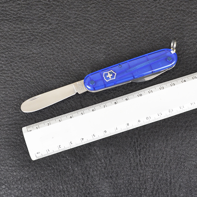 Ніж складаний, мультитул дитячий Victorinox My First (84мм, 9 функцій), синій 0.2373.Т2