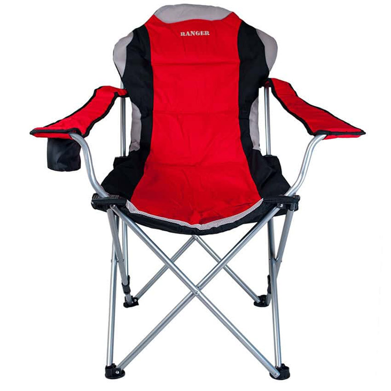 Кресло-шезлонг складное туристическое Ranger FC 750-052 (1070х630х960мм), красное