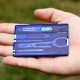 Набор Victorinox Swisscard (82х54х4мм, 10 функций), синий прозр. 0.7122.Т2