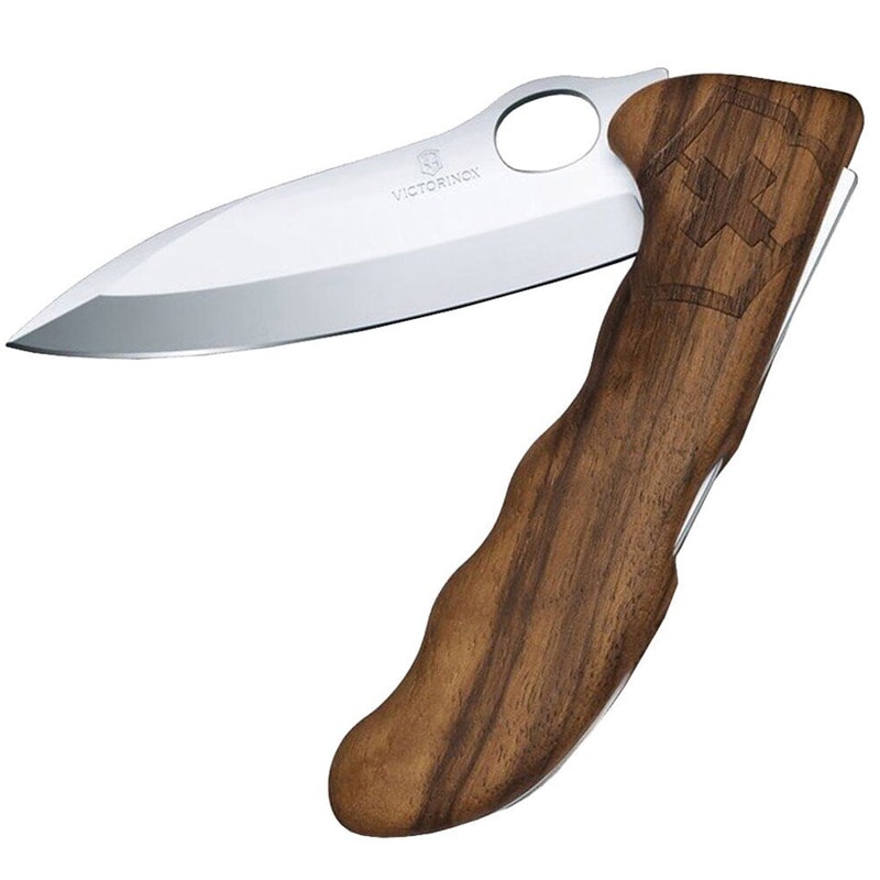 Ніж складаний Victorinox Hunter Pro (130мм), дерево, чохол 0.9410.63