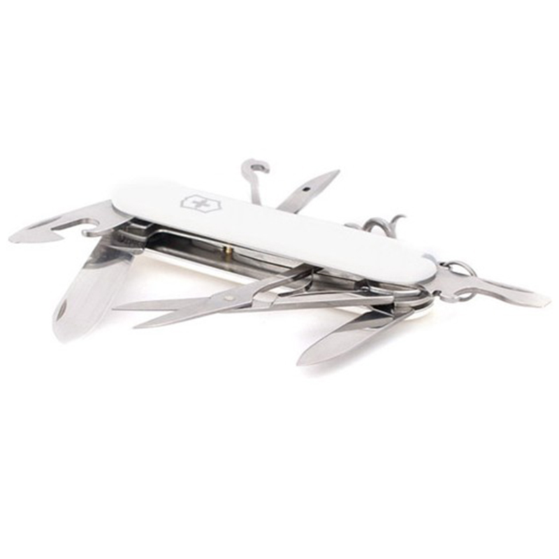 Ніж складаний, мультитул Victorinox Climber (91мм, 14 функцій), білий 1.3703.7
