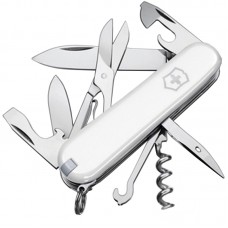 Ніж складаний, мультитул Victorinox Climber (91мм, 14 функцій), білий 1.3703.7