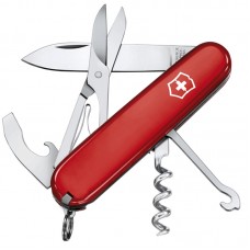 Нож складной, мультитул Victorinox Compact (91мм, 15 функций), красный 1.3405