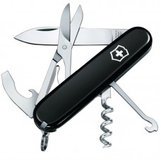 Нож складной, мультитул Victorinox Compact (91мм, 15 функций), черный 1.3405.3
