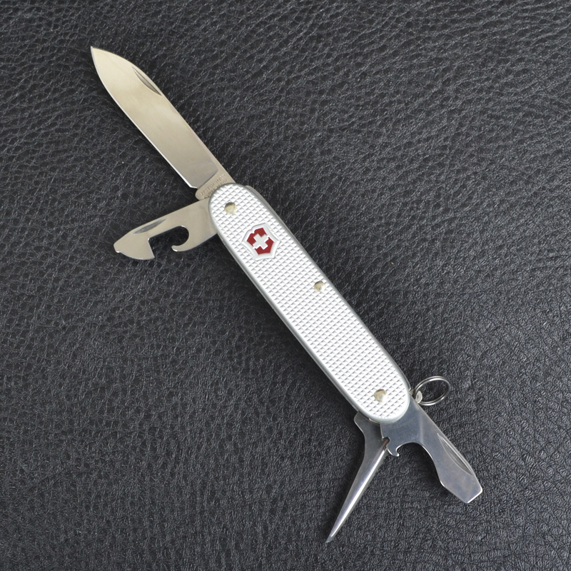 Ніж складаний, мультитул Victorinox Pioneer (93мм, 8 функцій), срібло 0.8201.26