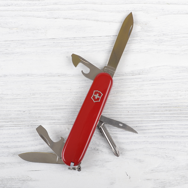Ніж складаний, мультитул Victorinox Tinker (91мм, 12 функцій), червоний 1.4603