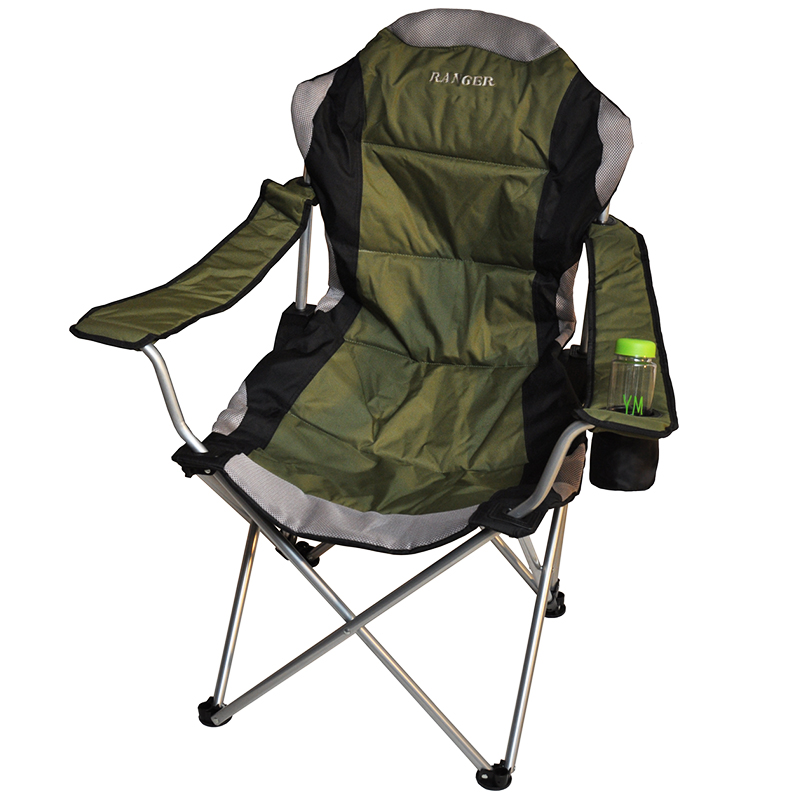 Крісло-шезлонг складане туристичне Ranger Скаут FC 750-052 (1070х630х960мм), олива
