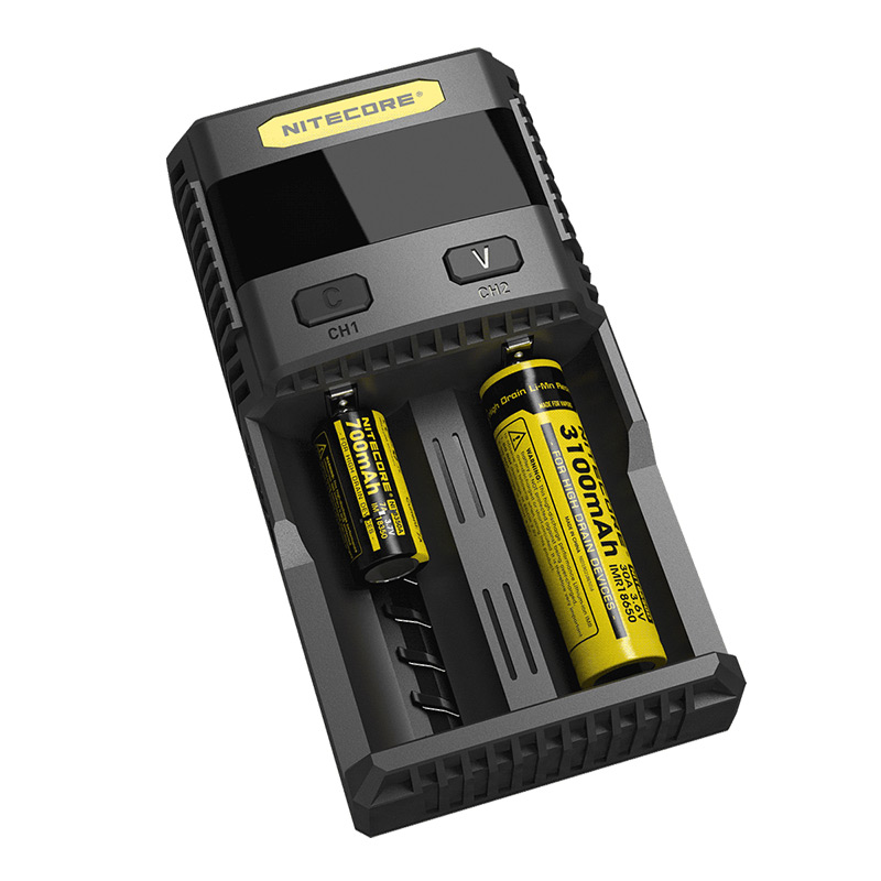 Зарядное устройство Nitecore SC2 с LED дисплеем (0.5A, 1A, 2A, 3A)