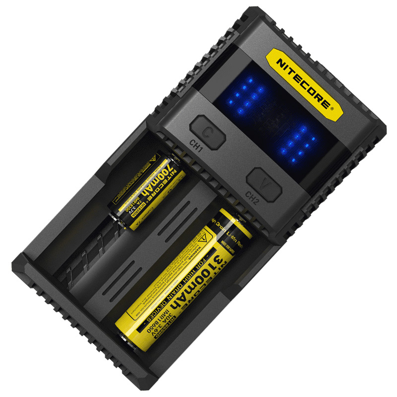 Зарядное устройство Nitecore SC2 с LED дисплеем (0.5A, 1A, 2A, 3A)