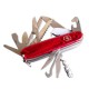 Нож складной, мультитул + LED Victorinox Huntsman Lite (91мм, 21 функция), красный прозр. 1.7915.T