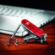 Ніж складаний, мультитул Victorinox Cybertool (91мм, 34 функції), червоний прозорий. 1.7725.T