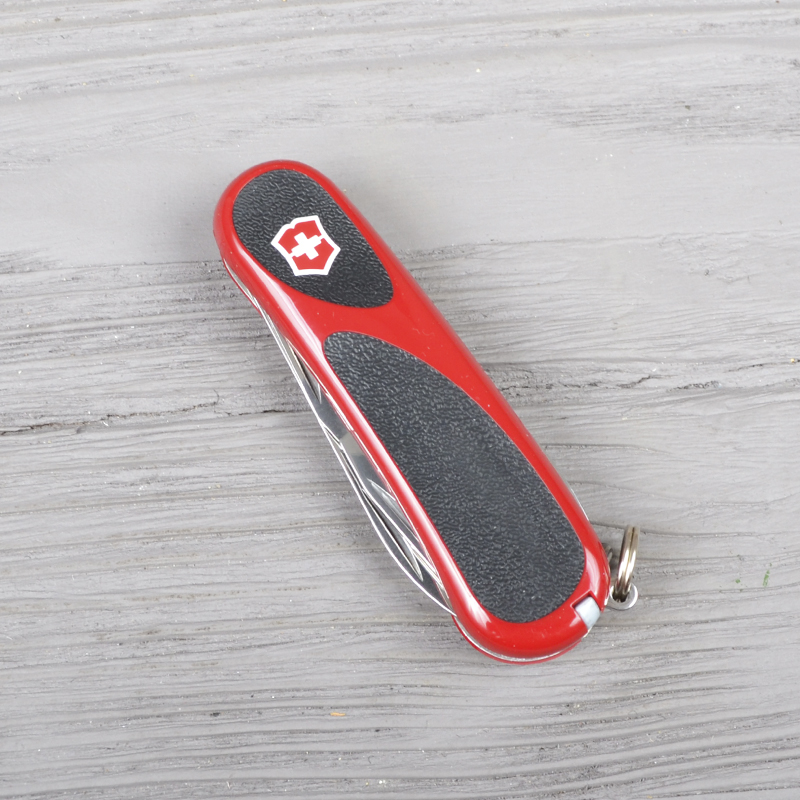 Ніж складаний, мультитул Victorinox Evogrip 10 (85мм, 13 функцій), червоний 2.3803.C
