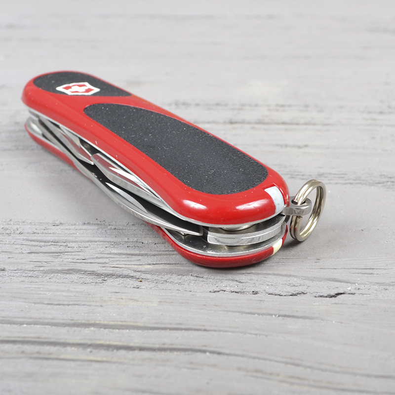 Ніж складаний, мультитул Victorinox Evogrip 10 (85мм, 13 функцій), червоний 2.3803.C