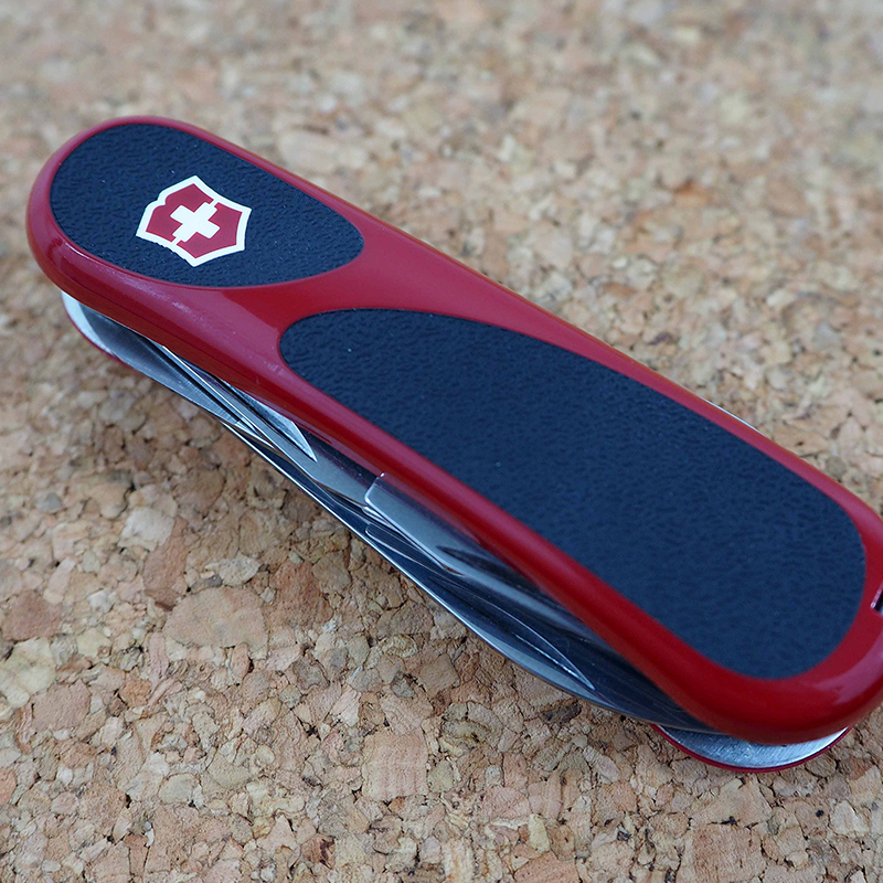 Ніж складаний, мультитул Victorinox Evogrip 14 (85мм, 14 функцій), червоний 2.3903.C