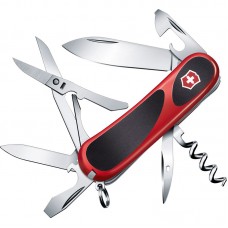 Нож складной, мультитул Victorinox Evogrip 14 (85мм, 14 функций), красный 2.3903.C