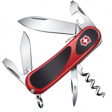 Нож складной, мультитул Victorinox Evogrip S101 (85мм, 12 функций), красный 2.3603.SC