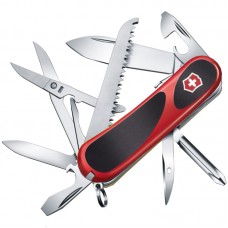 Нож складной, мультитул Victorinox Evogrip S17 (85мм, 15 функций), красный 2.3913.SC