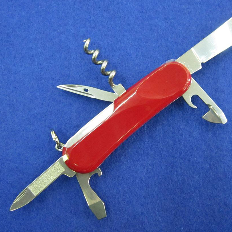 Ніж складаний, мультитул Victorinox Evolution 10 (85мм, 13 функцій), червоний 2.3803.E