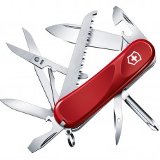 Нож складной, мультитул Victorinox Evolution 18 (85мм, 15 функций), красный 2.4913.E
