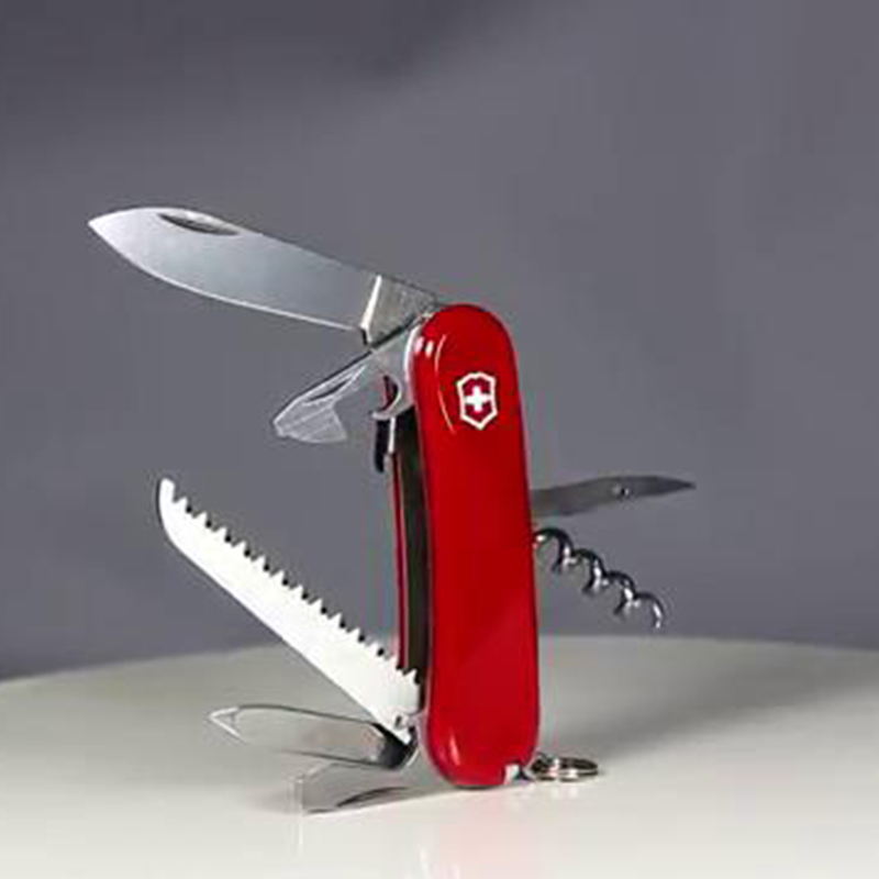 Ніж складаний, мультитул Victorinox Evolution S13 (85мм, 14 функцій), червоний 2.3813.SE