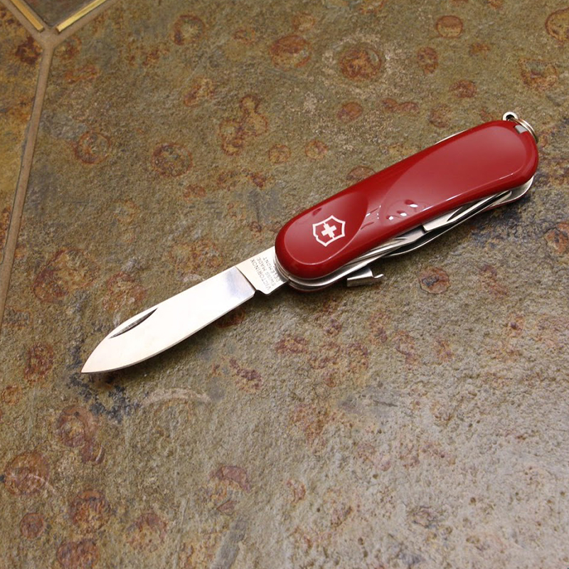 Ніж складаний, мультитул Victorinox Evolution S13 (85мм, 14 функцій), червоний 2.3813.SE