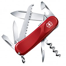 Нож складной, мультитул Victorinox Evolution S13 (85мм, 14 функций), красный 2.3813.SE