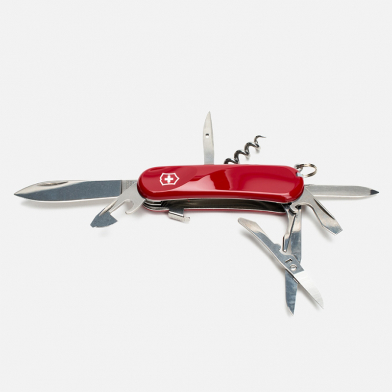 Ніж складаний, мультитул Victorinox Evolution S14 (85мм, 14 функцій), червоний 2.3903.SE