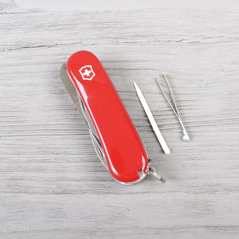 Ніж складаний, мультитул Victorinox Evolution S17 (85мм, 15 функцій), червоний 2.3913.SE